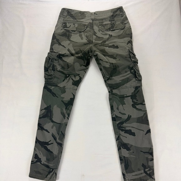 Wrangler Camo Cargo Pants Regular Taper Stretch Cotton Gray 32x32 Men - Picture 3 of 9
